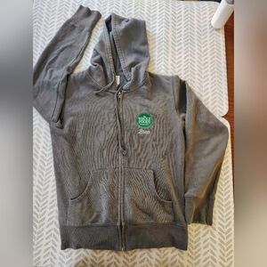 Whole Foods Brea (California) Gray Zip-Up Hoodie